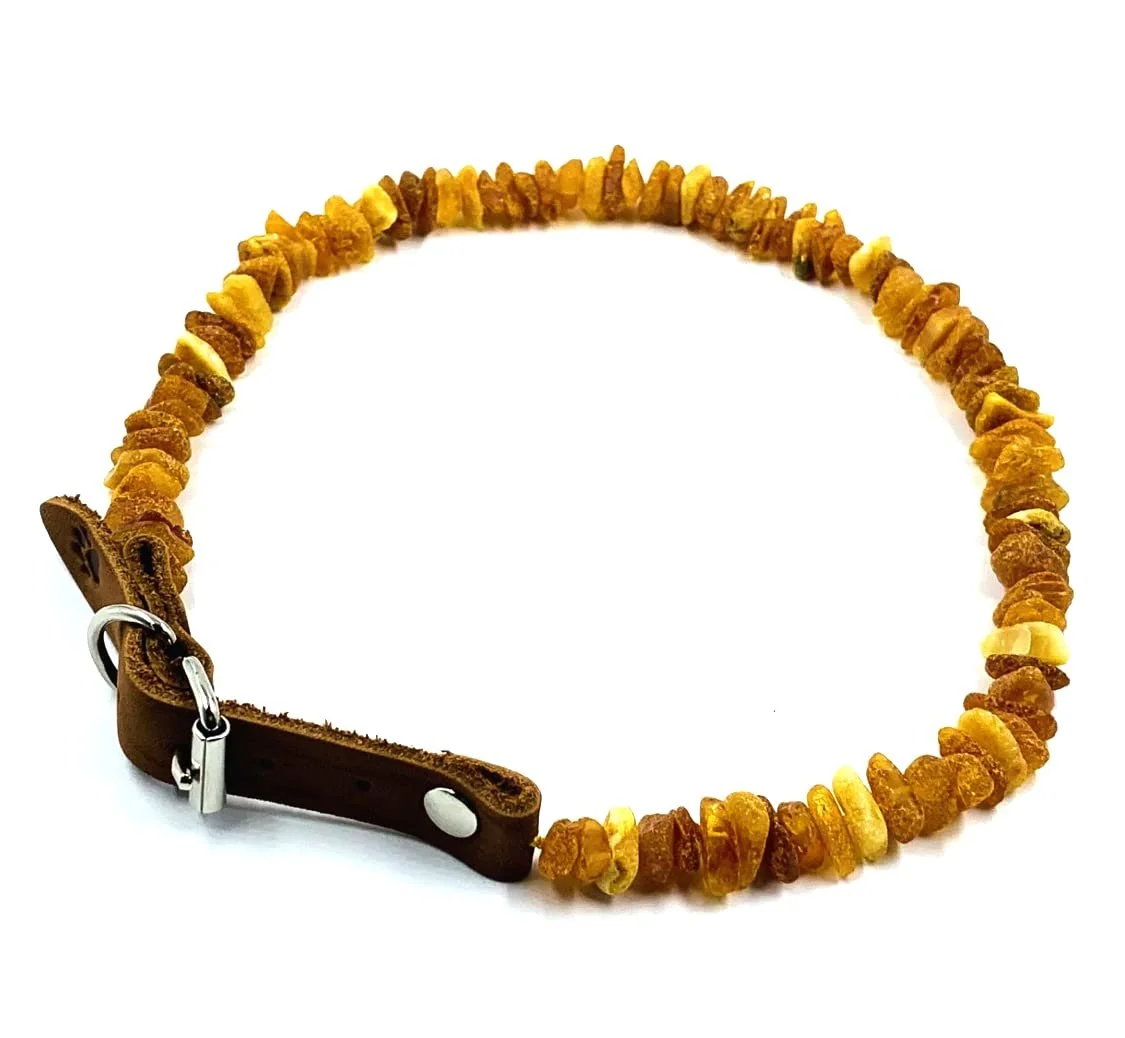 Нашийник Amber Natural Baltic Amber Raw Beads 55-60 см, фото №1