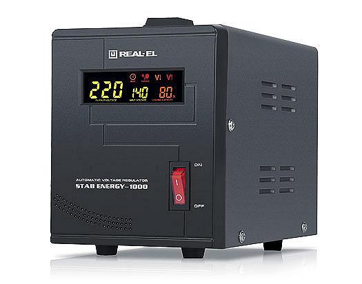 Стабілізатор напруги REAL-EL STAB ENERGY-1000, фото №1