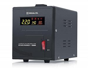Стабілізатор напруги REAL-EL STAB ENERGY-1000 - Фото 1