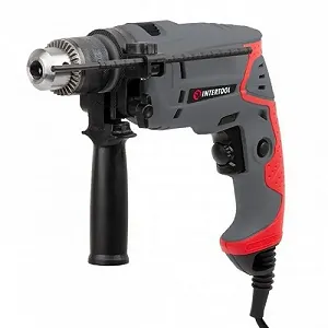 Дрель ударная 550 Вт 0-2800 об/мин 1.5-13 мм реверс плавная регулировка INTERTOOL DT-0107 synthetic.ua - Фото 1