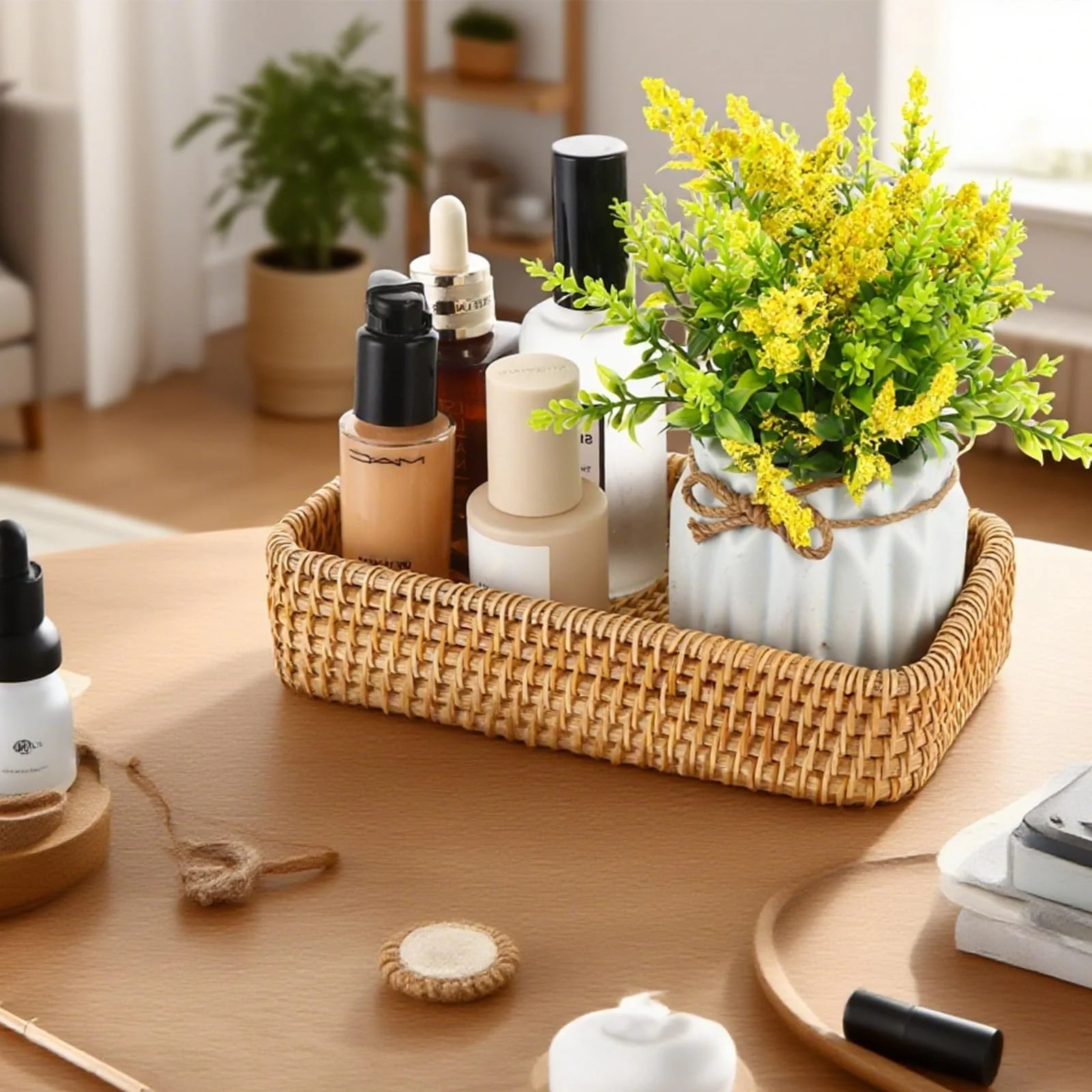 Набор подносов из ротанга MIVIDE, 3 шт., фото №5