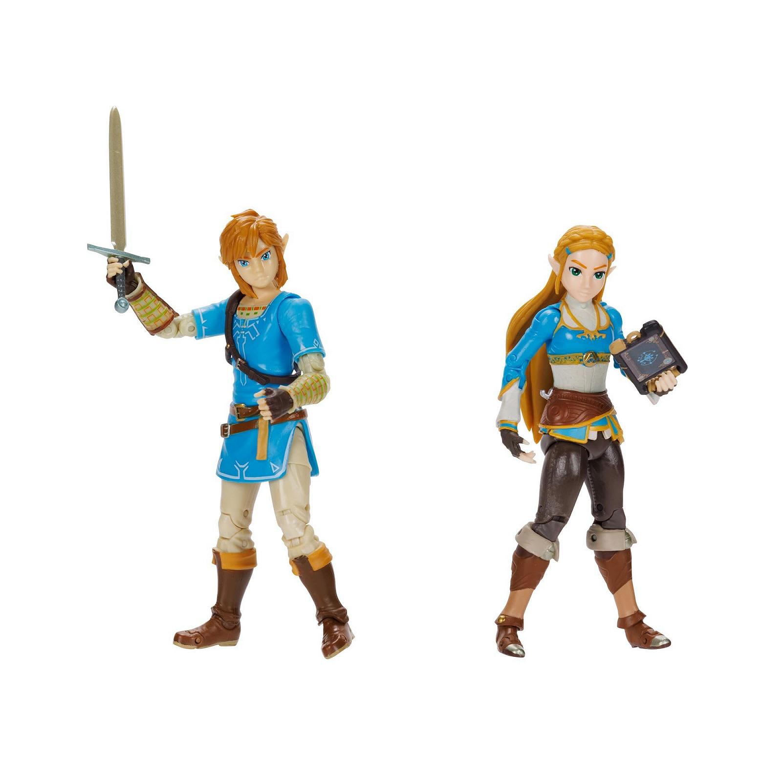 Фигурка Nintendo The Legend of Zelda Link и Zelda, 11 см, фото №2