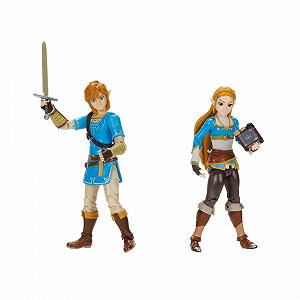 Фигурка Nintendo The Legend of Zelda Link и Zelda, 11 см synthetic.ua - Фото 1