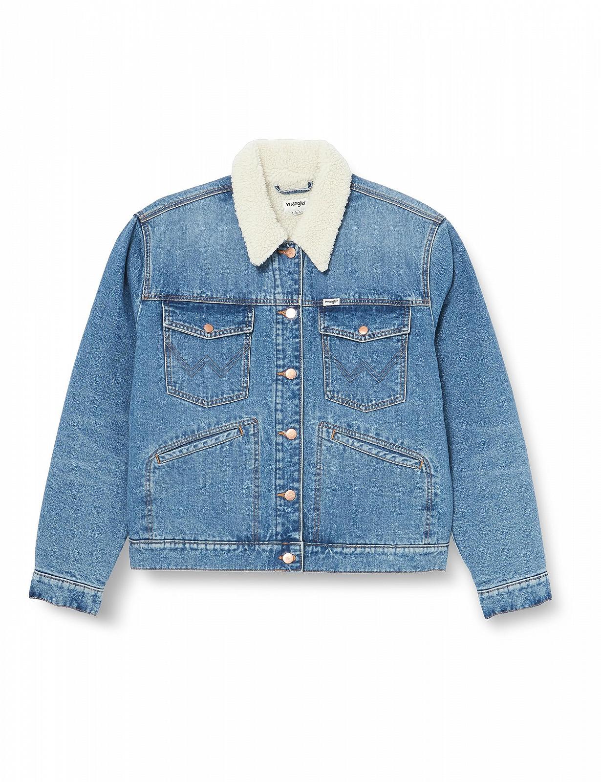 Джинсовая куртка Wrangler Heritage Sherpa для женщин, фото №1