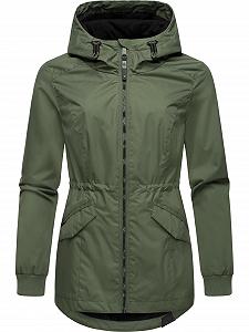 Переходная куртка Ragwear Dowey A YOUMODO Легкая Женская Короткая Водонепроницаемая Куртка для улицы с Кулиской на Талии и Капюшоном - Фото 1