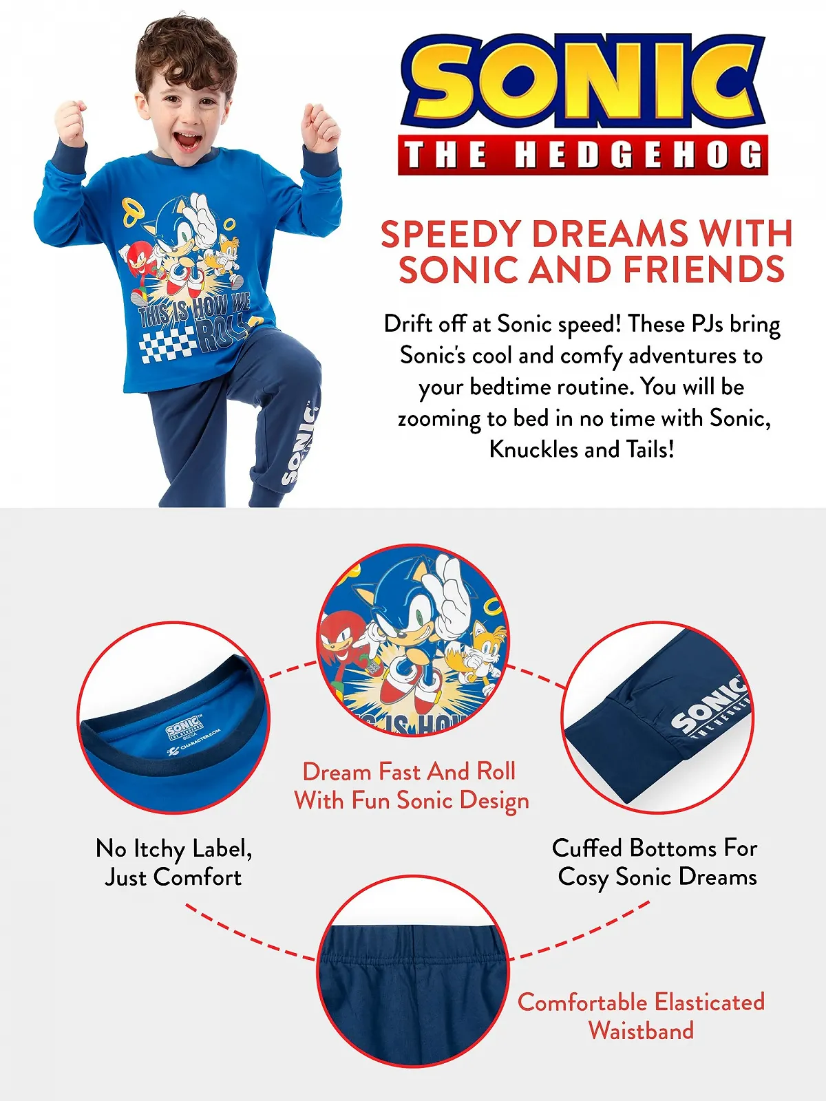 Піжама Sonic для хлопчиків, фото №7