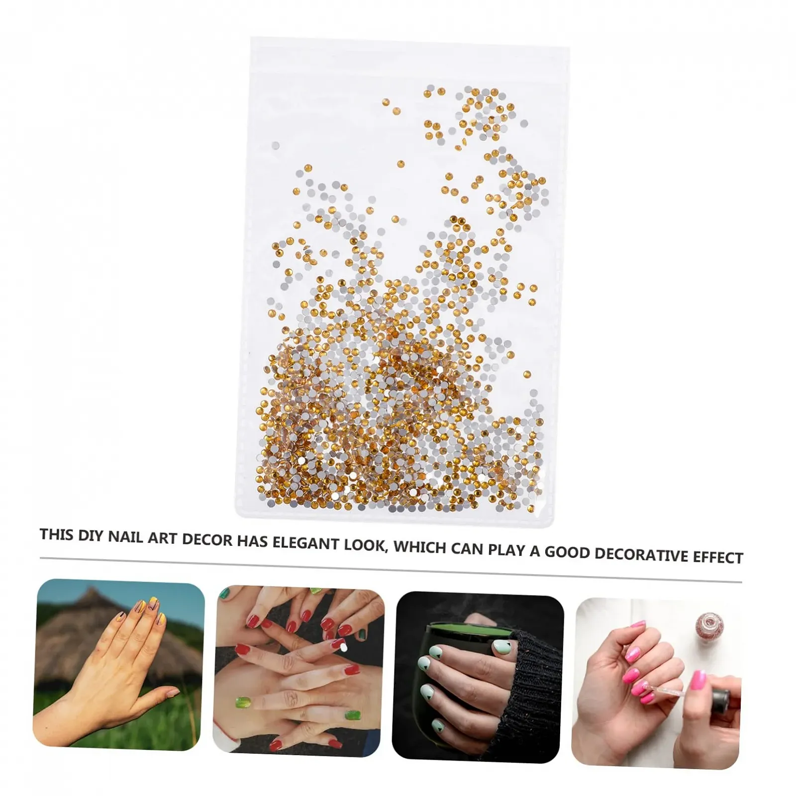 Стразы Healvian, 2 шт., деликатные, для маникюра, имитация, плоские, бриллиантовые, аксессуары для дизайна ногтей, хрустальное стекло для ногтей и рукоделия, фото №3