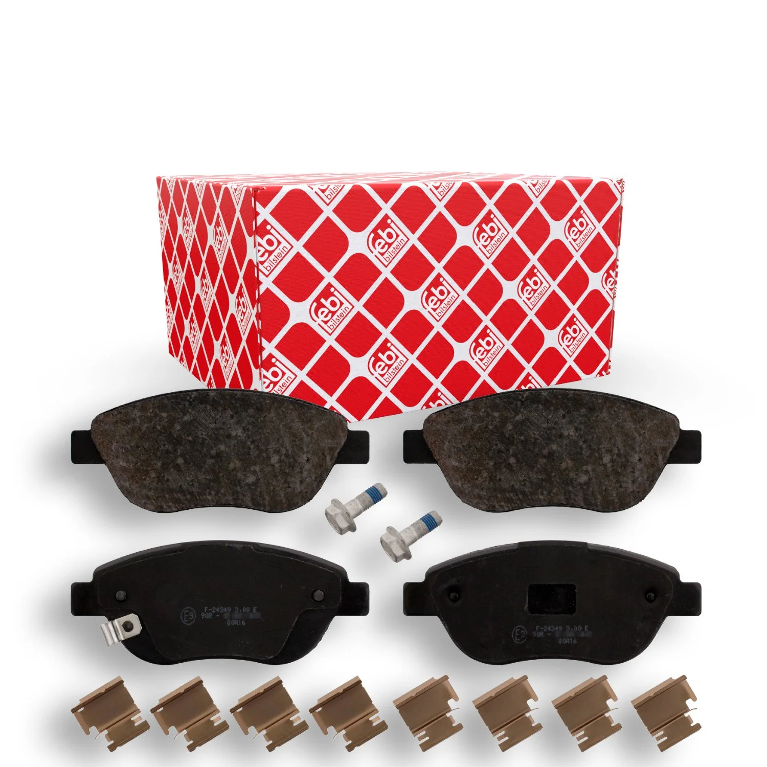 Комплект тормозных колодок FEBI BILSTEIN 16630 для FIAT OPEL VAUXHALL, фото №1 Комплект тормозных колодок FEBI BILSTEIN 16630 для FIAT OPEL VAUXHALL, фото №1