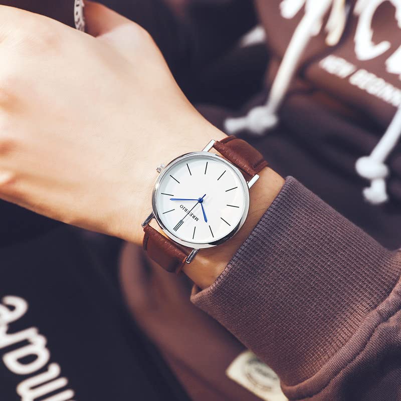 Мужские Часы Стильные Минималистичные Кварцевые С Ремешком, фото №4