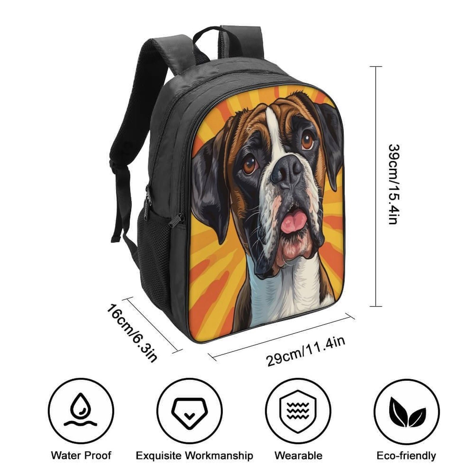 Рюкзак DPEOANEBN Boxer 3D 40x28x16см, фото №2