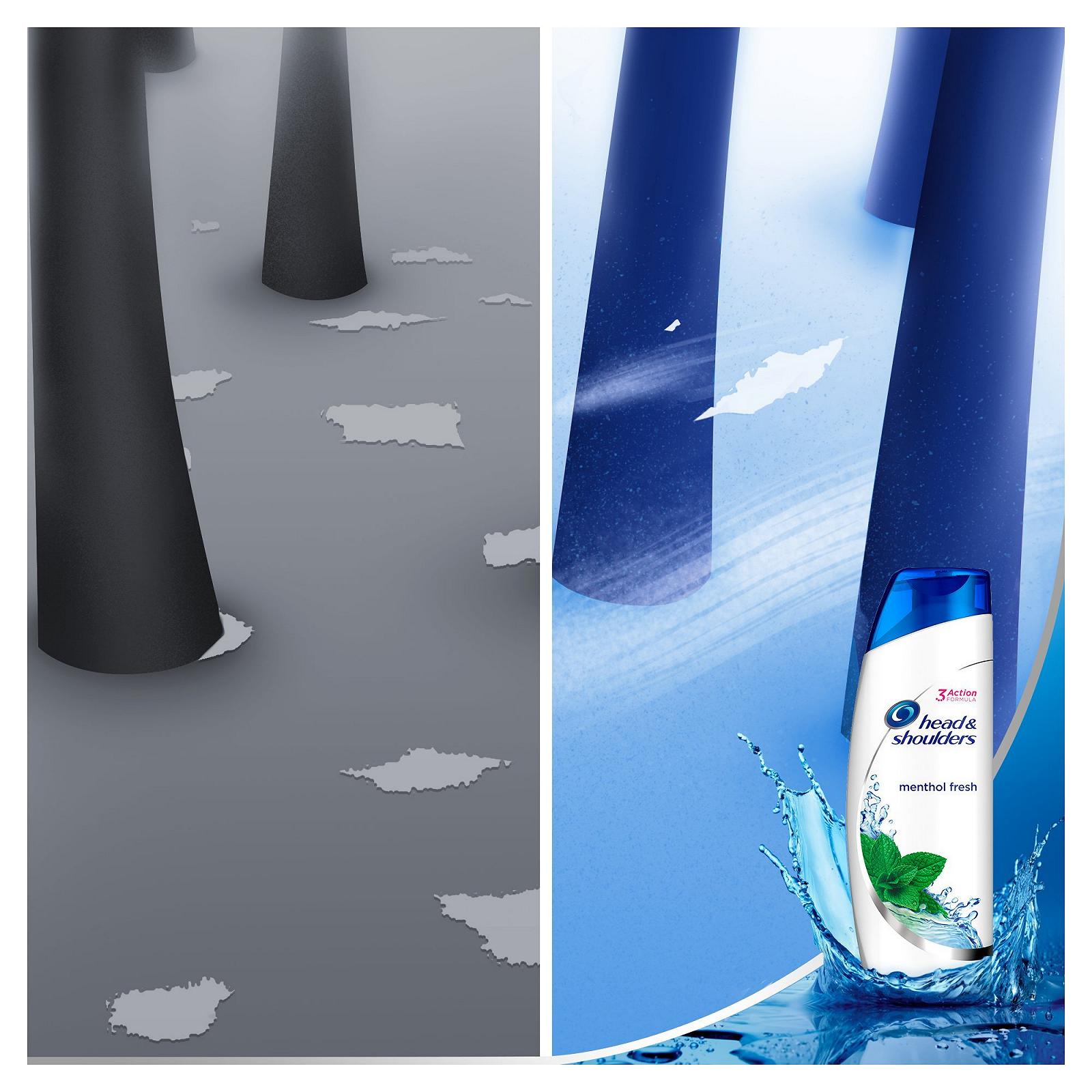 Шампунь Head & Shoulders Menthol Fresh Против перхоти 500 мл, фото №4