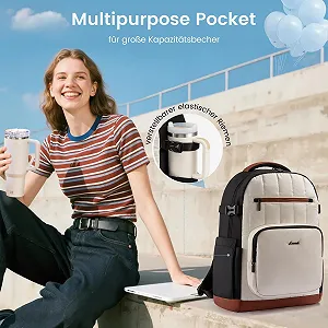 Рюкзак для ноутбука LOVEVOOK Puffer 15.6 дюйма легкий водонепроникний synthetic.ua - Фото 1