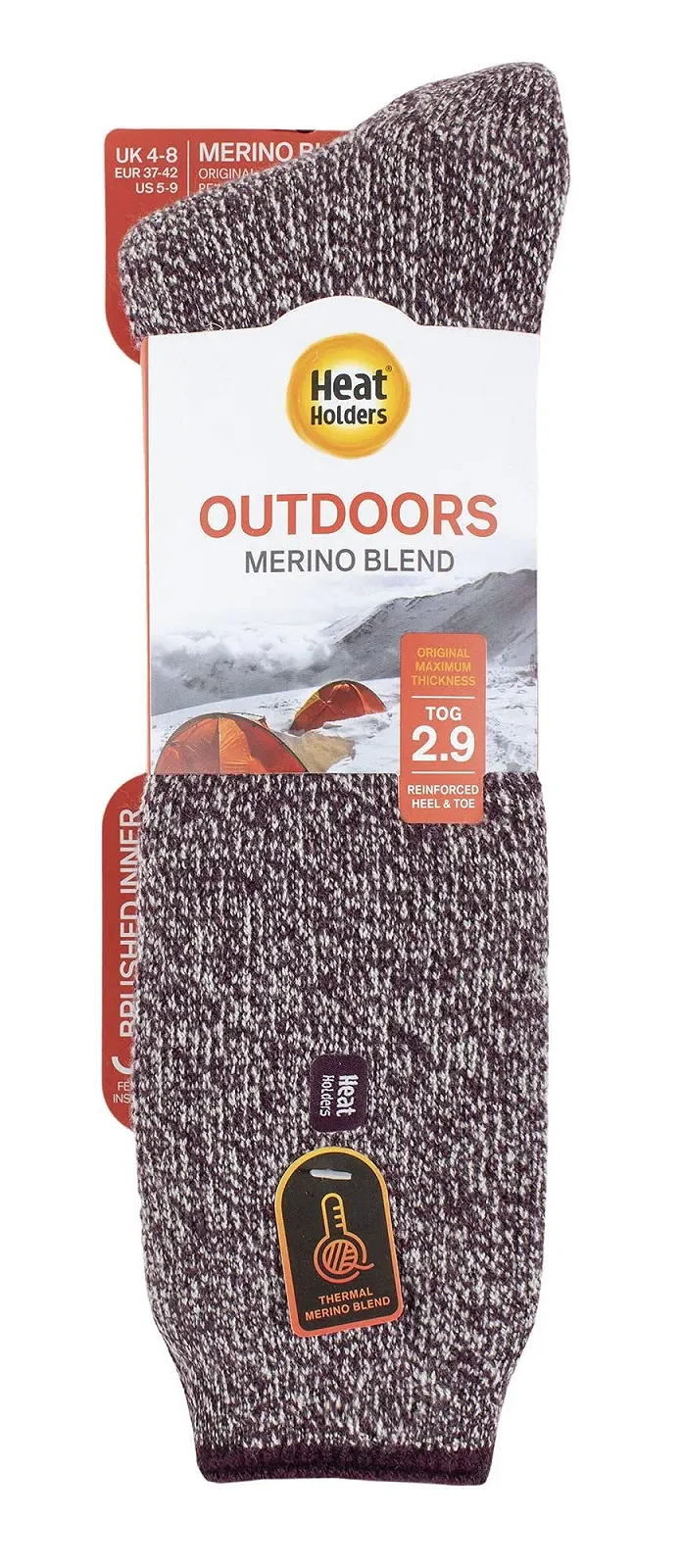 Теплі шкарпетки з вовни мериноса HEAT HOLDERS для жінок, фото №2