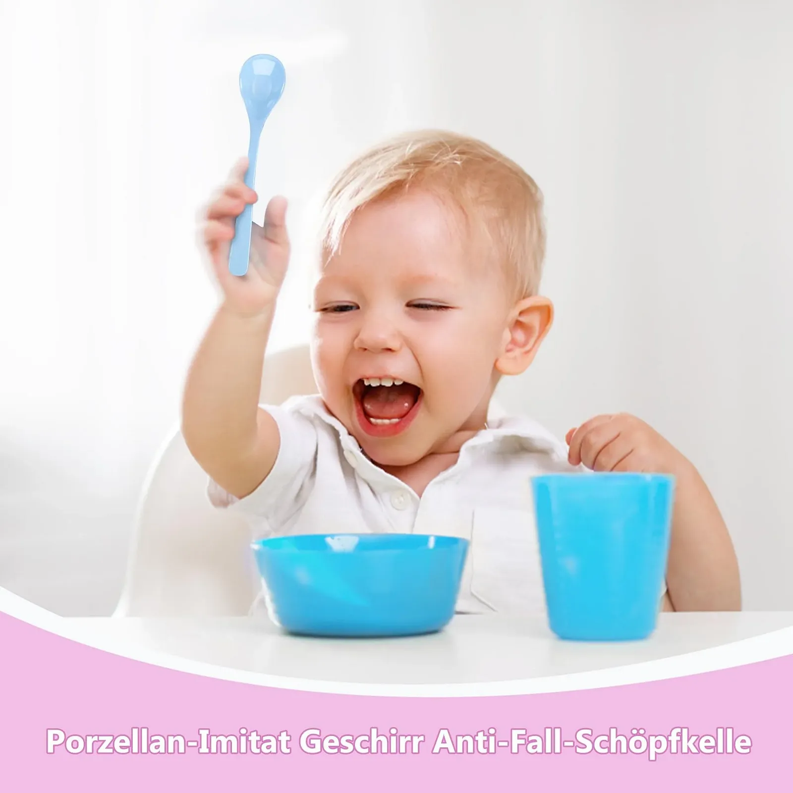 Ложки Пластикові, Набір 6 шт, для Яєць, Кольорові, Довгі (16 см), фото №5