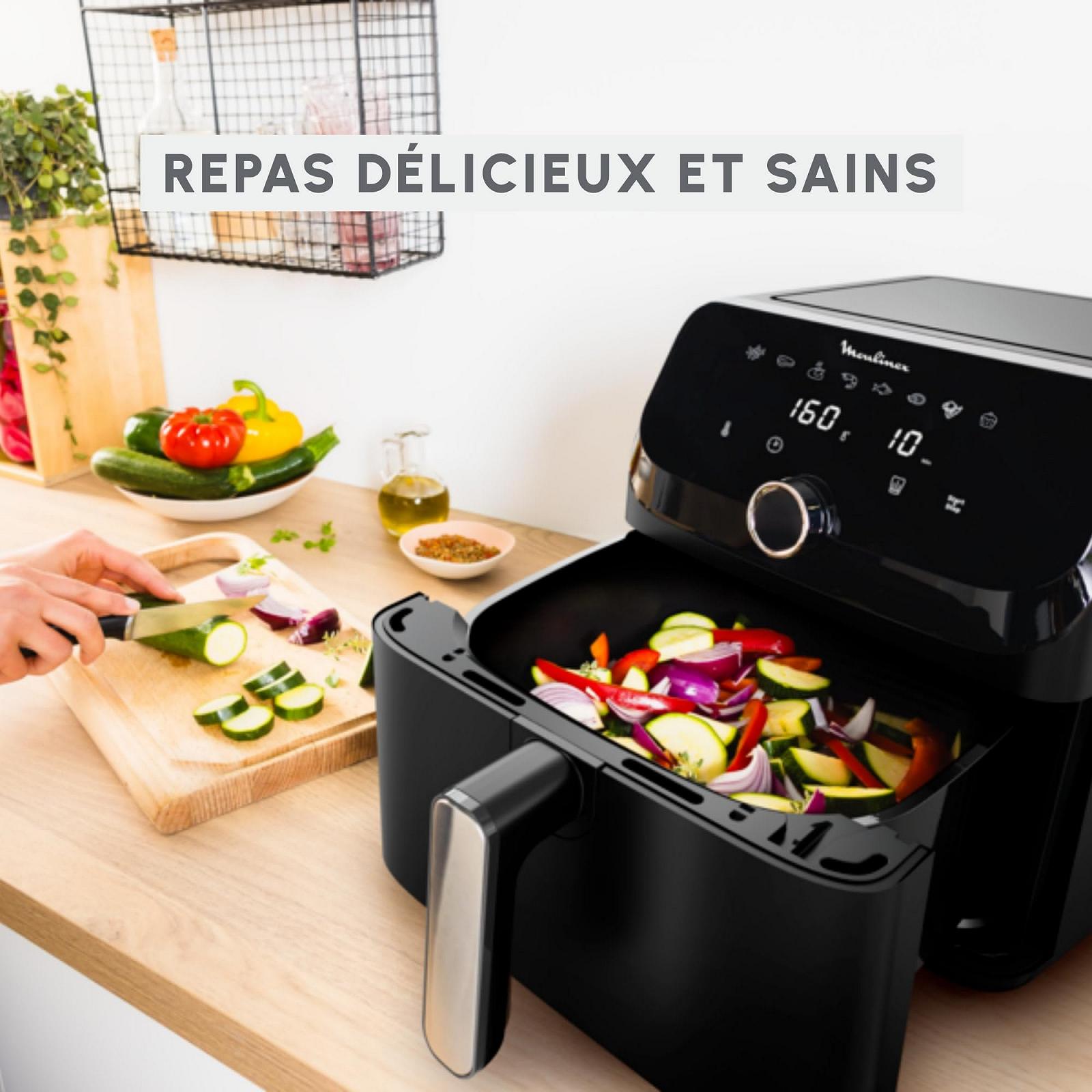 Мультипіч Moulinex Easy Fry Mega EZ8558F0 7.5 л 8 програм Чорна, фото №7 Мультипіч Moulinex Easy Fry Mega EZ8558F0 7.5 л 8 програм Чорна, фото №7