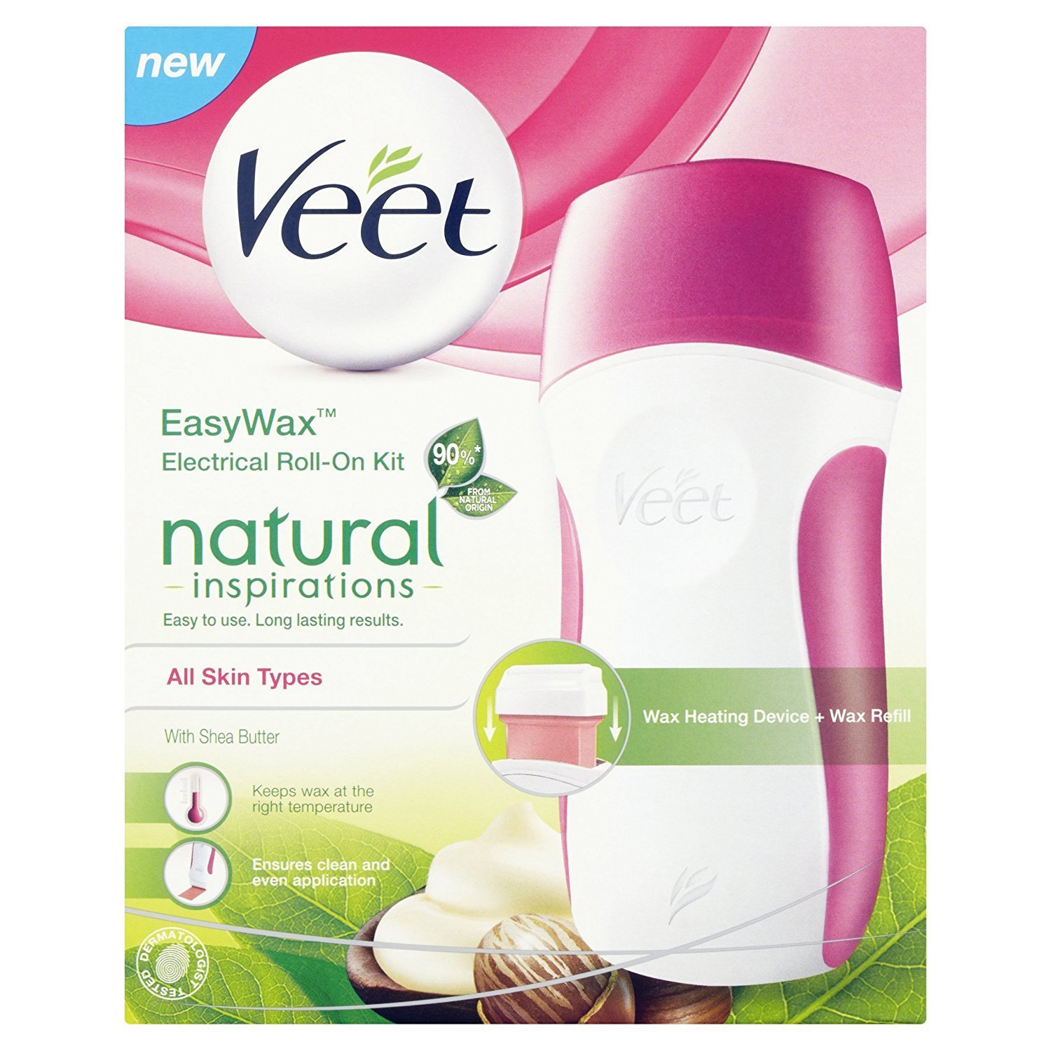 Набор для восковой депиляции Veet Easy Wax Naturals, фото №1