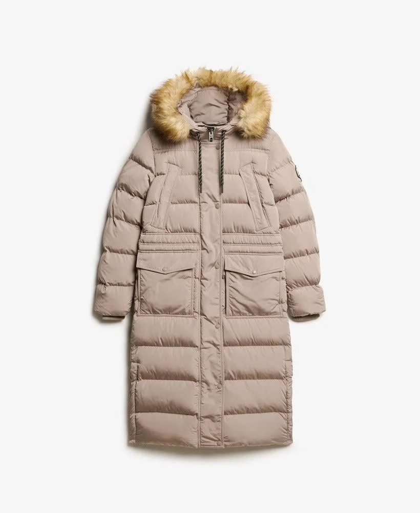 Пальто Superdry Long Everest Faux Fur Жіноче, фото №7 Пальто Superdry Long Everest Faux Fur Жіноче, фото №7