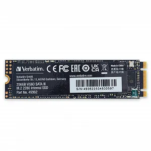 SSD-накопитель Verbatim Vi560 S3 256GB M.2 3D NAND Blue - Фото 1