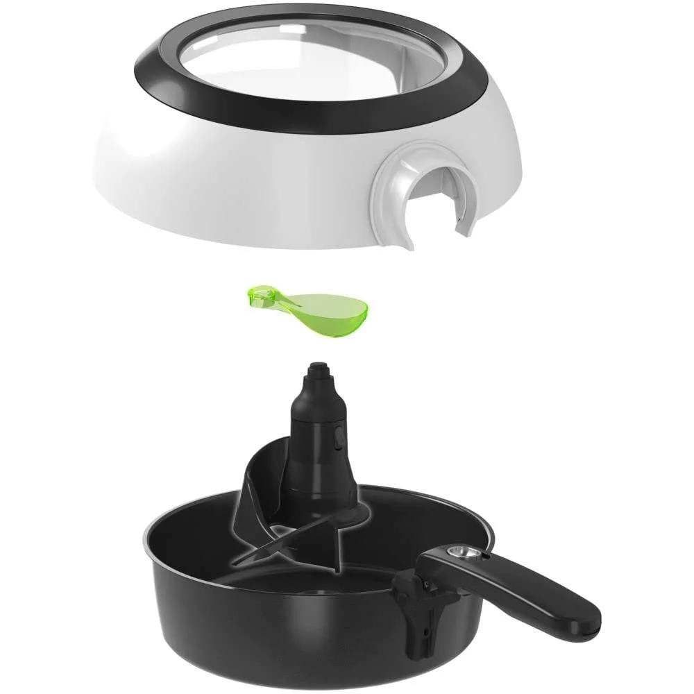 Мультипіч SEB Actifry Genius Single 1350 W 1.2 kg 0.014 L сенсорне керування Black White, фото №2 Мультипіч SEB Actifry Genius Single 1350 W 1.2 kg 0.014 L сенсорне керування Black White, фото №2