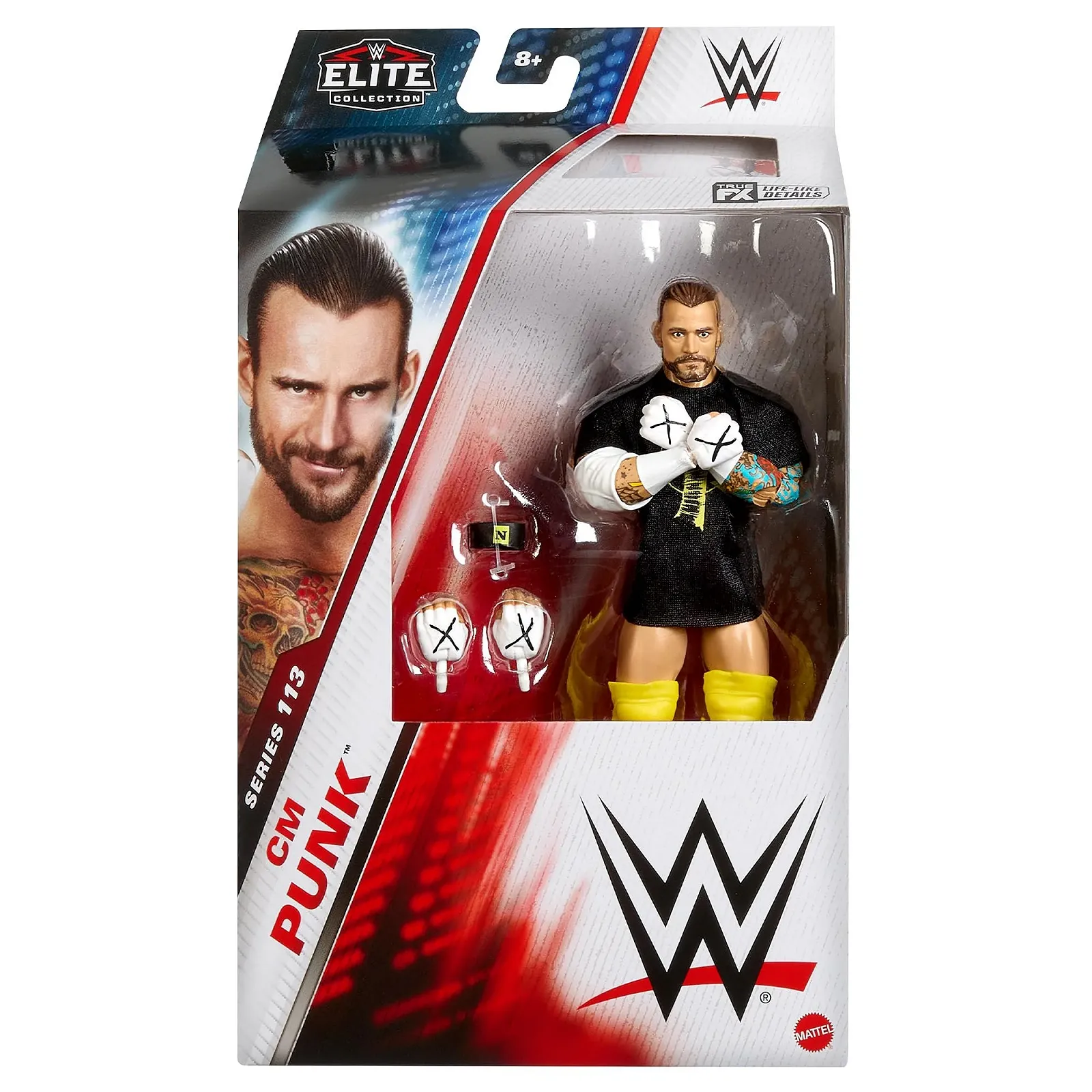 Екшен-фігурка WWE Elite 113 CM Punk Macho Gear, фото №1