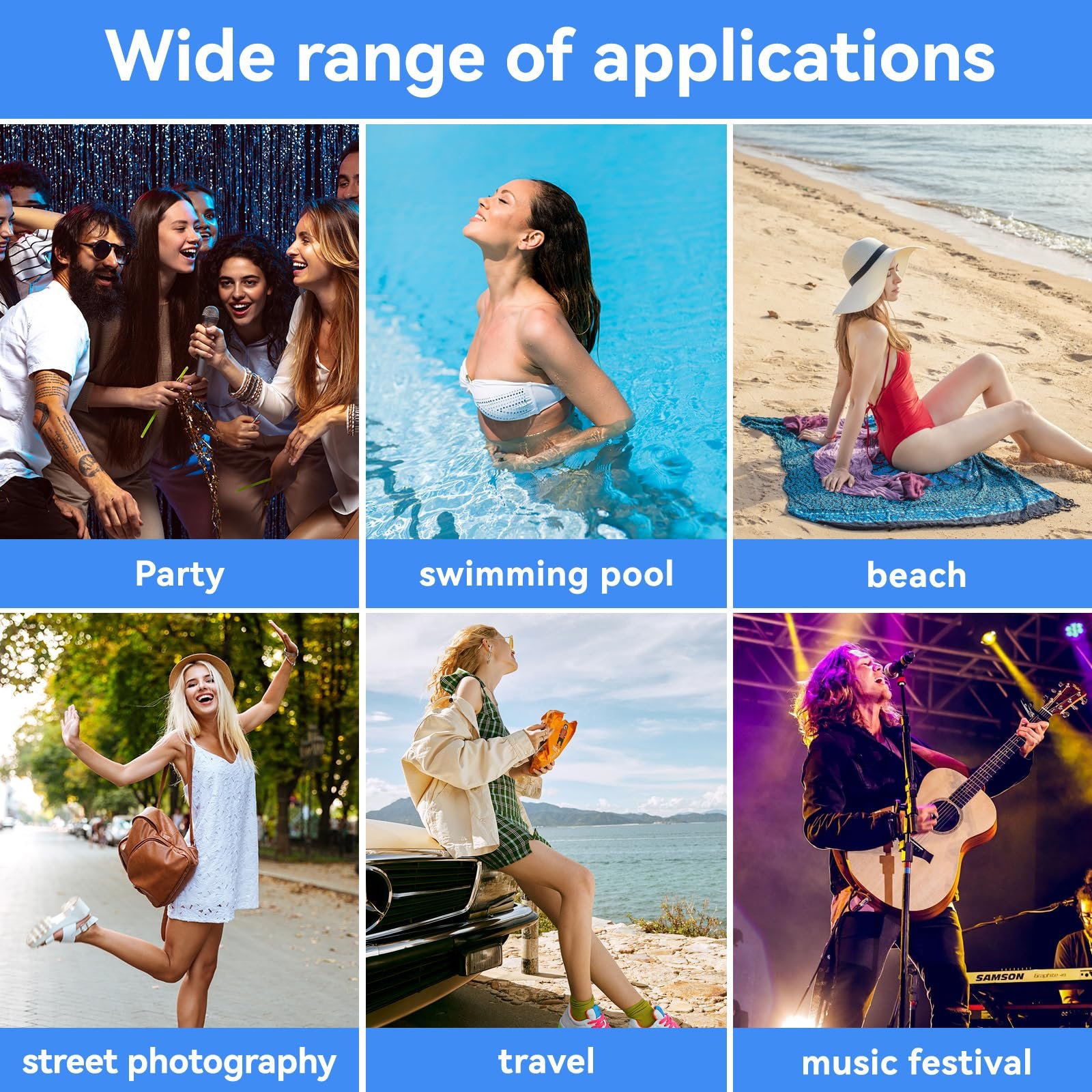 Сонцезахисні окуляри  Gotyou  Вінтажні без оправи, Набір 3 шт. Краплеподібні серцеподібні, фото №8