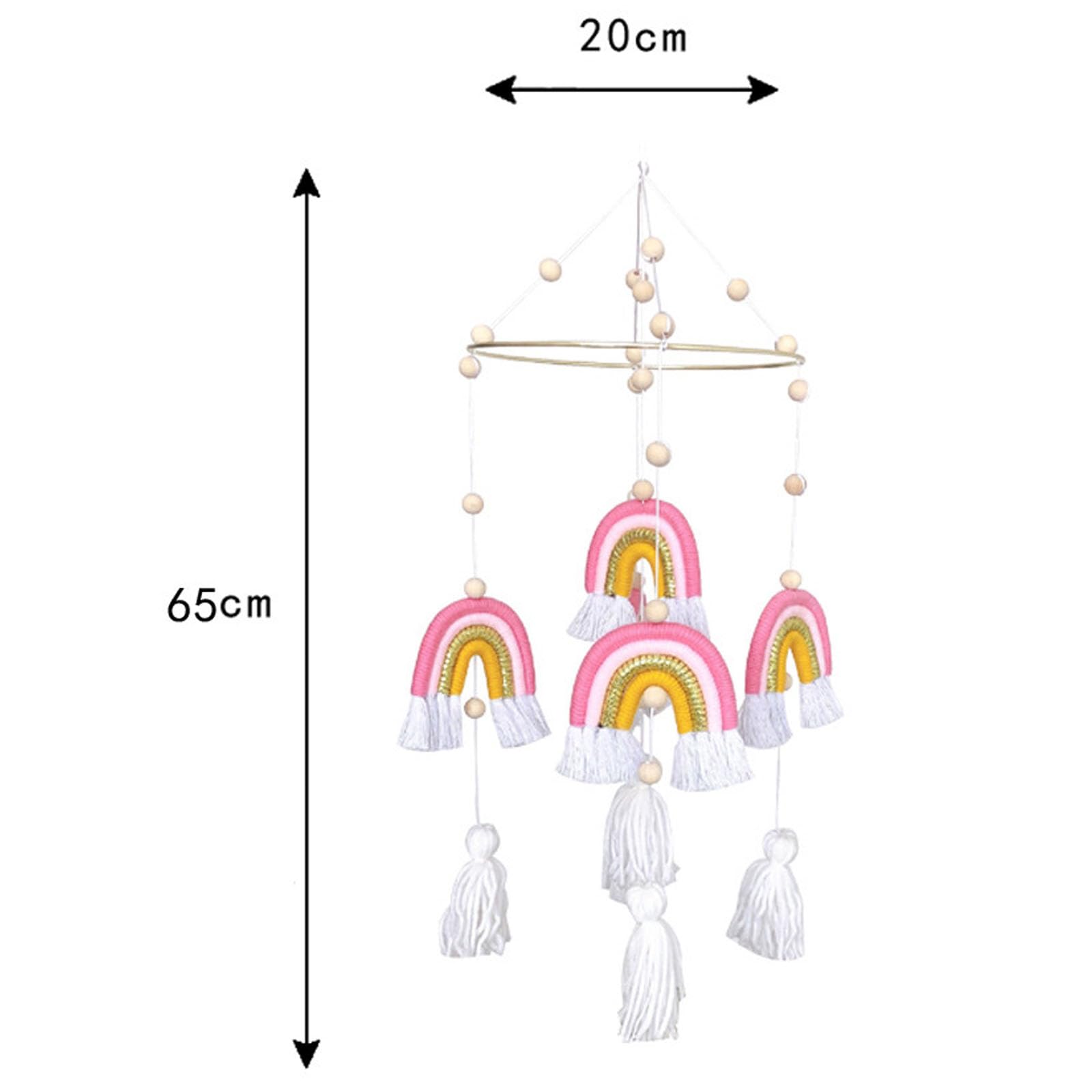Мобиль Rainbow Baby Wind Chime с фетровыми шариками, фото №6