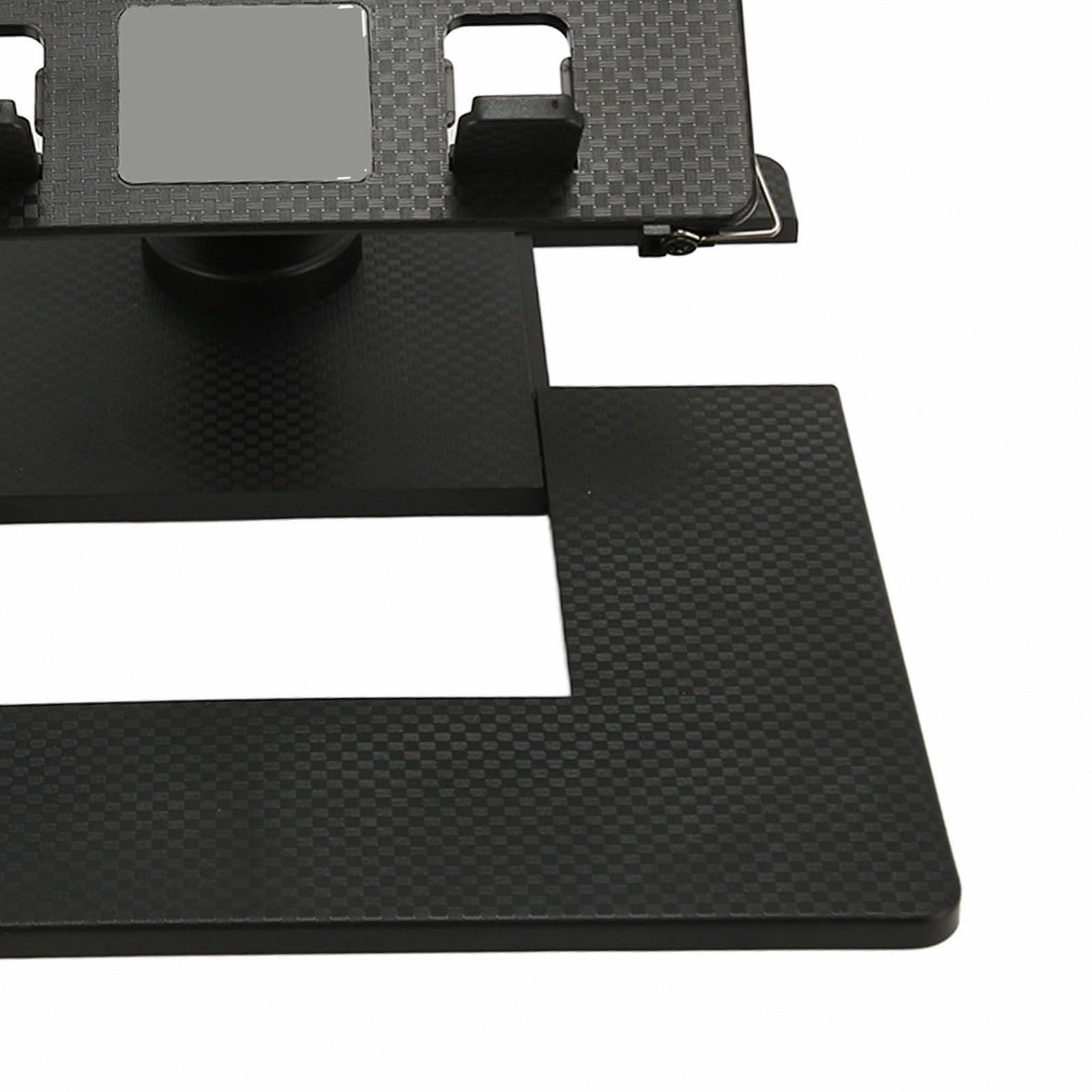 Підставка для ноутбука Yunseity Обертова на 360 градусів Регульована Ергономічна з Книжковою Кліпсою ABS-матеріал, фото №7