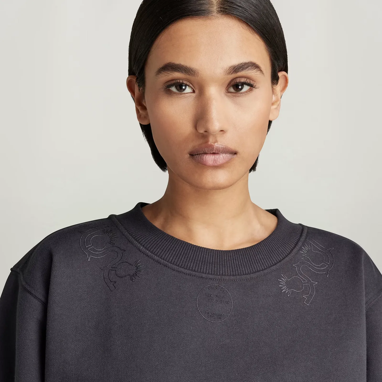 Женский свитер G-Star RAW Multi Graphic Cropped Loose Sw - S, фото №5 Женский свитер G-Star RAW Multi Graphic Cropped Loose Sw - S, фото №5