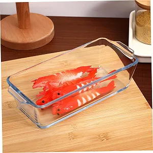 Форма для выпечки Cabilock 2 шт прямоугольная термостойкая стеклянная synthetic.ua - Фото 1