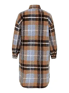 Жіноча сорочка-куртка ONLY Carandrea Long Shacket CC Otw synthetic.ua - Фото 1