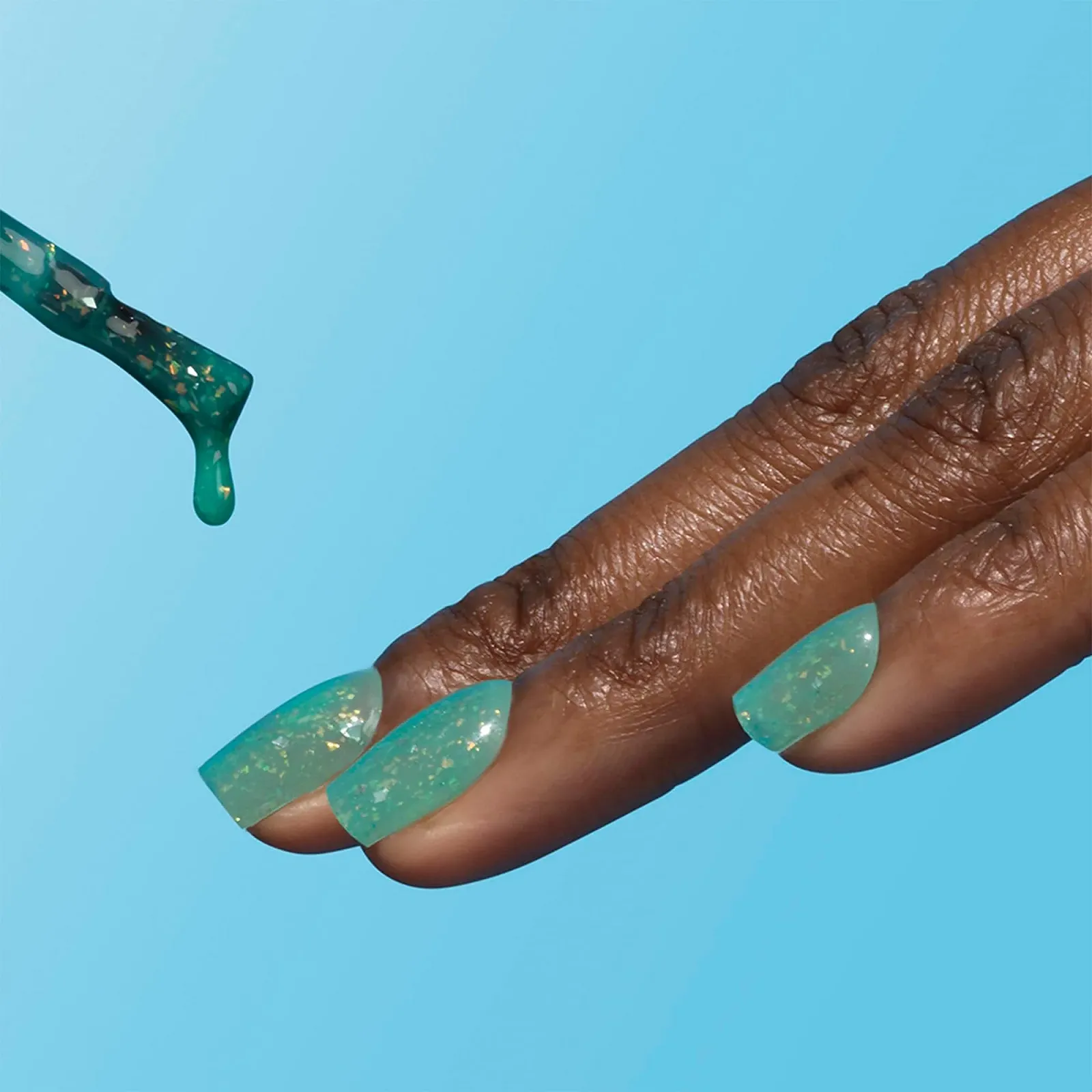 Гель-лак Mylee Brain Freeze Бірюзовий, фото №4