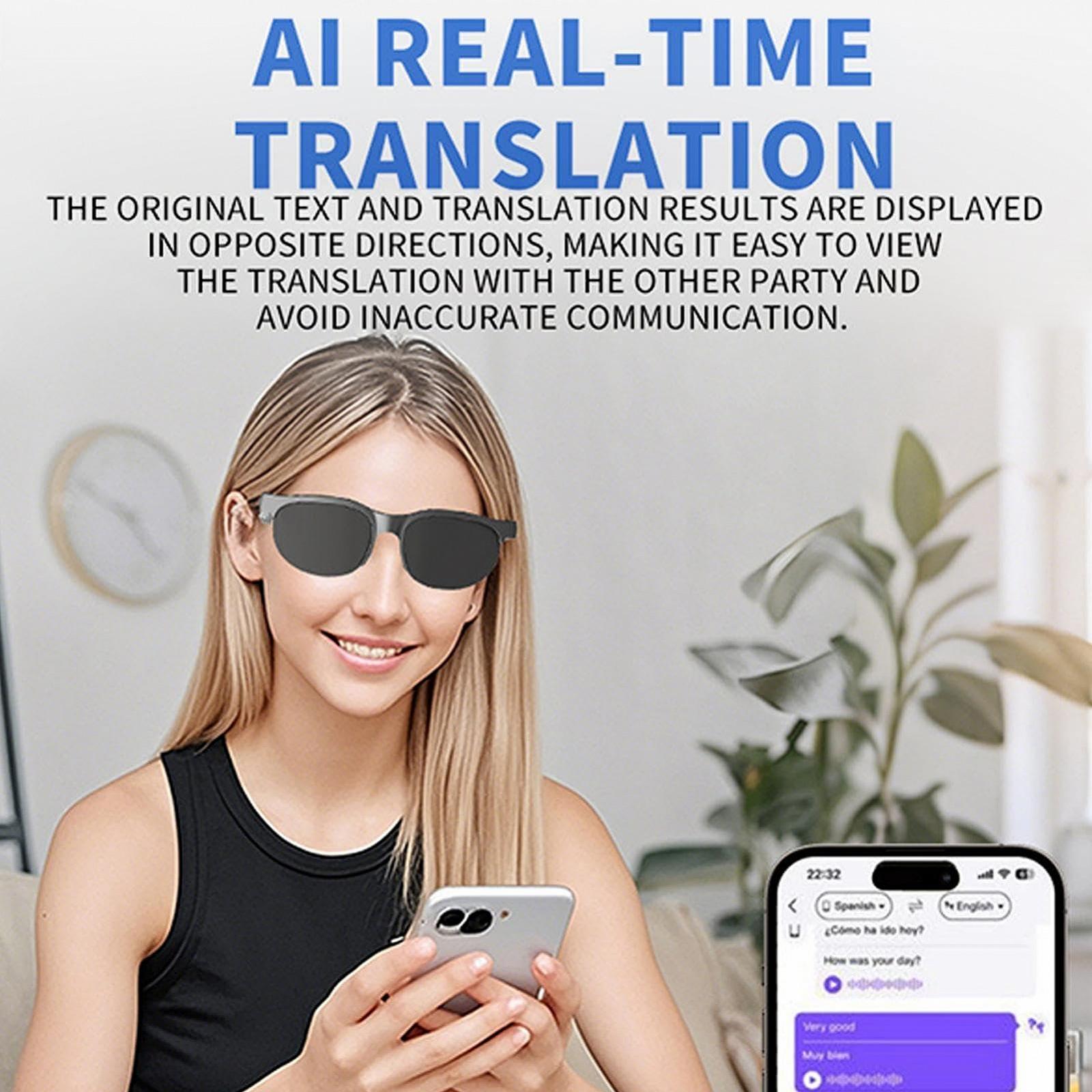 Умные очки-переводчик для встреч и обучения, поддерживающие 110 языков, фото №2