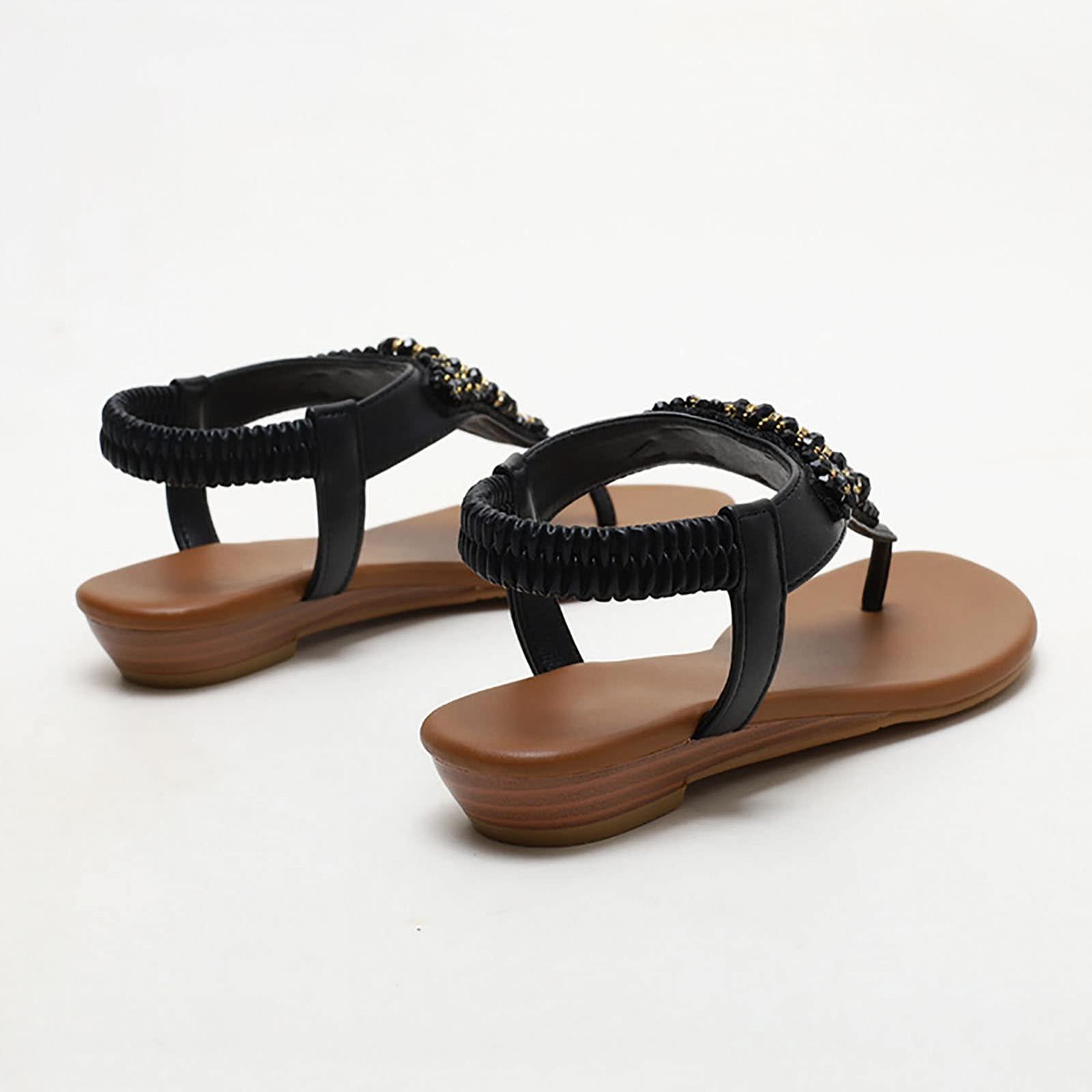 Босоніжки Жіночі Літні Пляжні T-подібні Відкритий Носок, фото №3