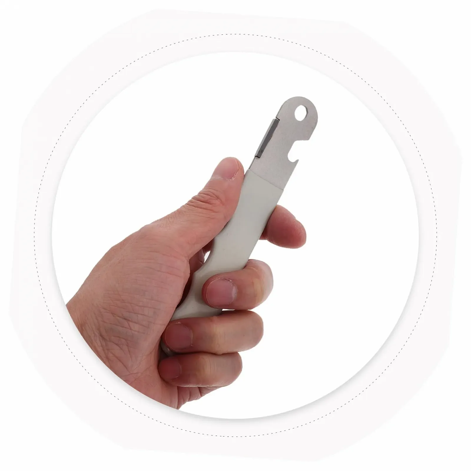 Точило для ножів та ножиць багатофункціональне кишенькове пластикове біле, фото №4 Точило для ножів та ножиць багатофункціональне кишенькове пластикове біле, фото №4