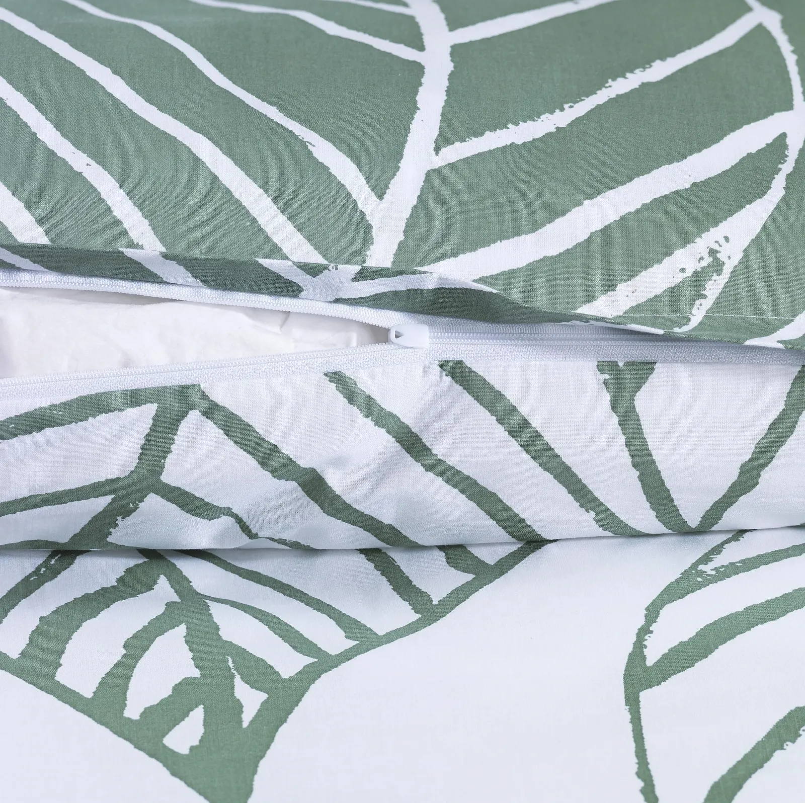 Комплект постельної білизни BaSaTex Renforcé Legolas 4 предмети 135 x 200 см 80 x 80 см 100% бавовна на блискавці, фото №3