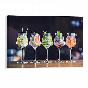 Пазл Five Different Gin and Tonic Cocktails 1000 элементов 38 x 26 см 234 - Фото 1