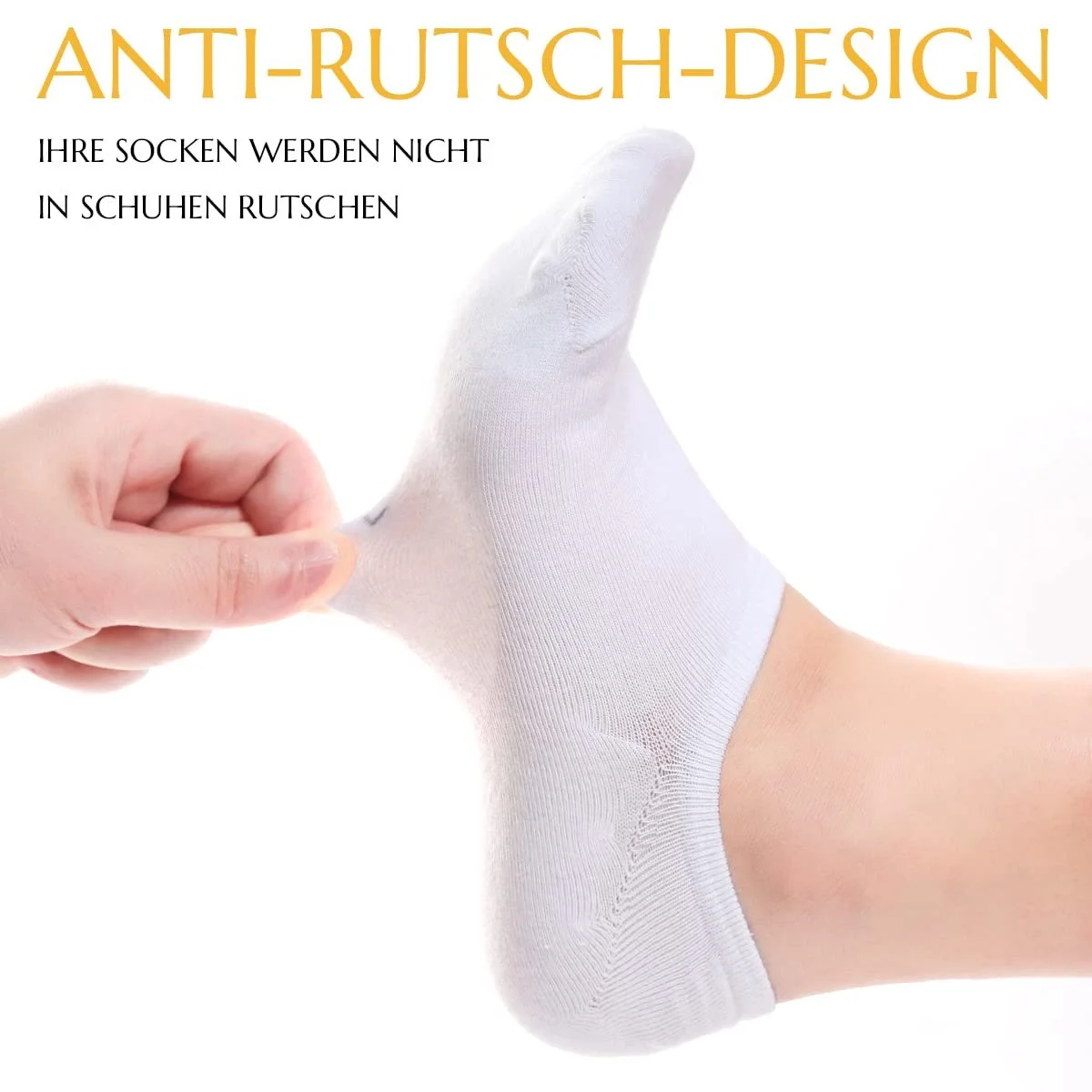 Шкарпетки спортивні Без бренду Унісекс 35-38 Білий (10 пар), фото №2