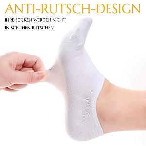 Носки спортивные Без бренда Унисекс 35-38 Белый (10 пар) synthetic.ua - Фото 1