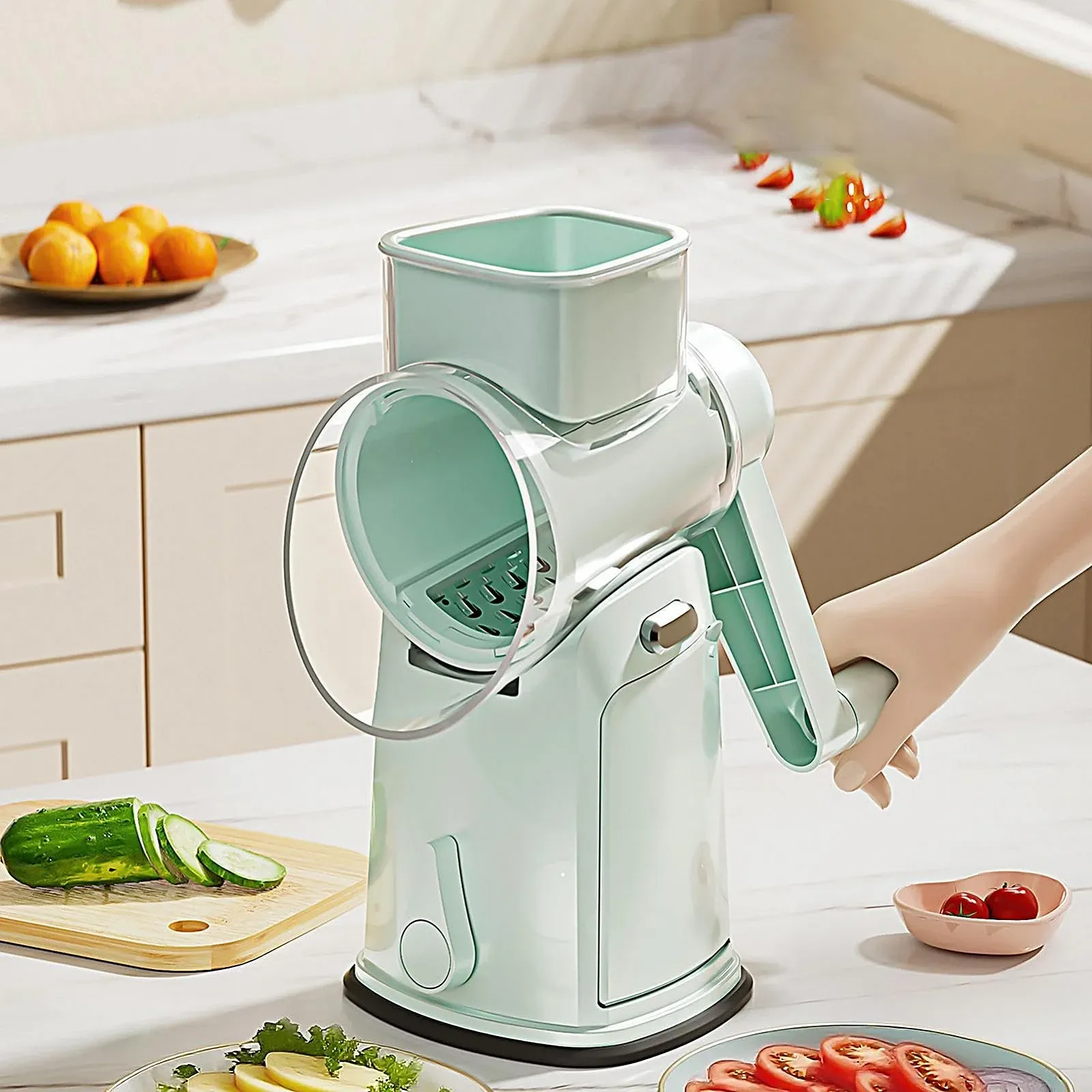 Овощерезка, ручной измельчитель с ручкой, фото №9