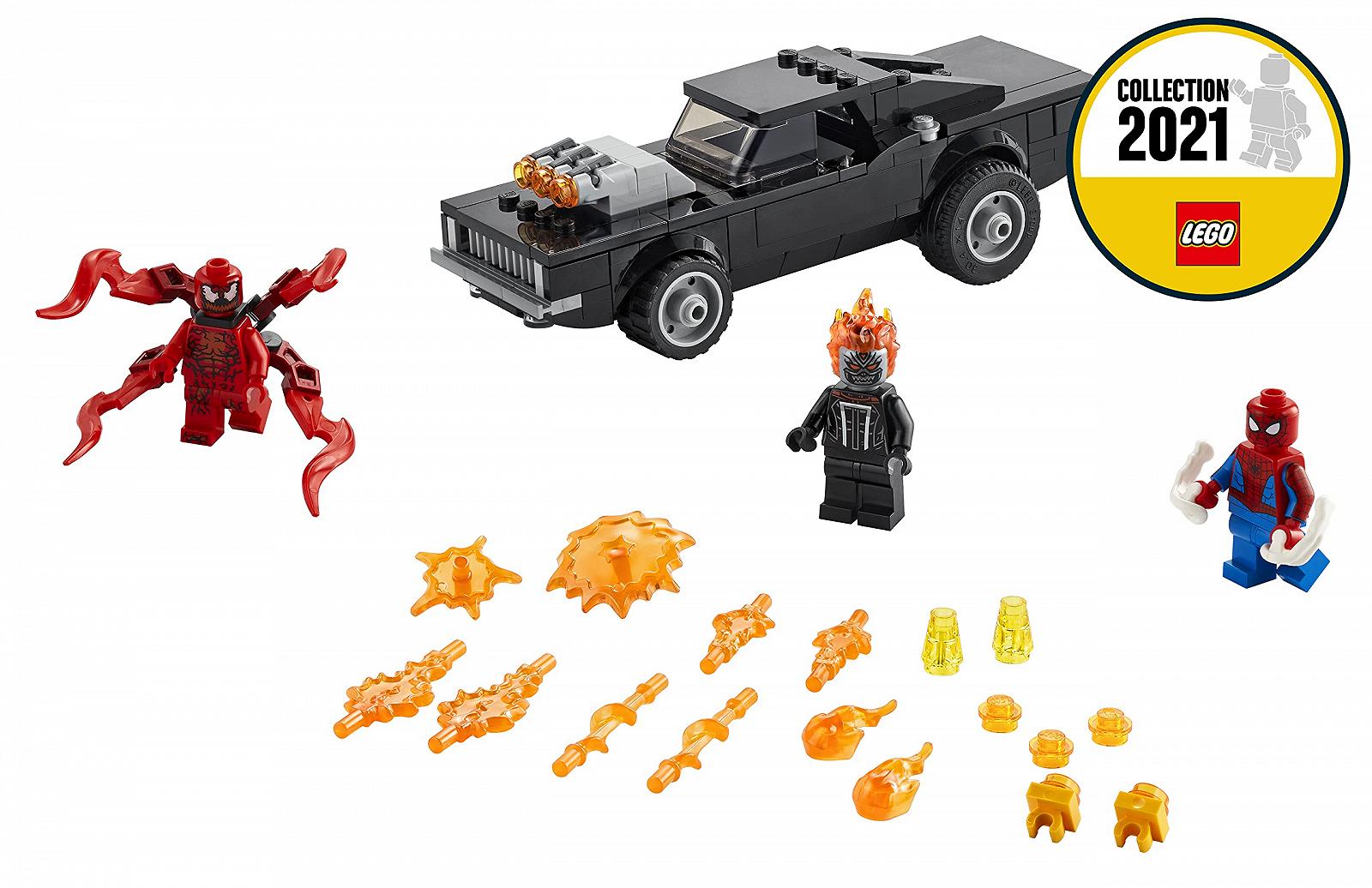 Конструктор LEGO 76173 Marvel Spider-Man і Примарний Вершник проти Карнажа, фото №5