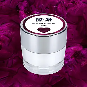 Гель ND24 NailDesign Premium Soak Off Effect - Plum Purple Фиолетово-красный - Высокопигментированный УФ LED Гель-лак - Насыщенный цвет, Стойкий - Легко снимается кремовым ремувером - 10 г synthetic.ua - Фото 1