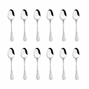 Кавова ложка Zanetti Leonardo Набір з 12 штук, нержавіюча сталь 18/C - Фото 1