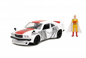 Фигурка и Модель Автомобиля Jada Toys One Punch Man Saitama & Mazda RX-3 1974, 7 см и 20 см - Фото 1