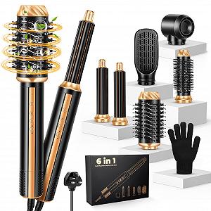 Купити Мультистайлер Magic Styler 6-в-1 Magic Styler з іонною технологією 110,000 об/хв 1400 Вт Автоматична повітряна плойка - Фото 1 Мультистайлер Magic Styler 6-в-1 Magic Styler з іонною технологією 110,000 об/хв 1400 Вт Автоматична повітряна плойка - Фото 1