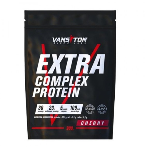 Протеин Vansiton Extra Complex Protein 900 g 30 servings Cherry, фото №1 Протеин Vansiton Extra Complex Protein 900 g 30 servings Cherry, фото №1