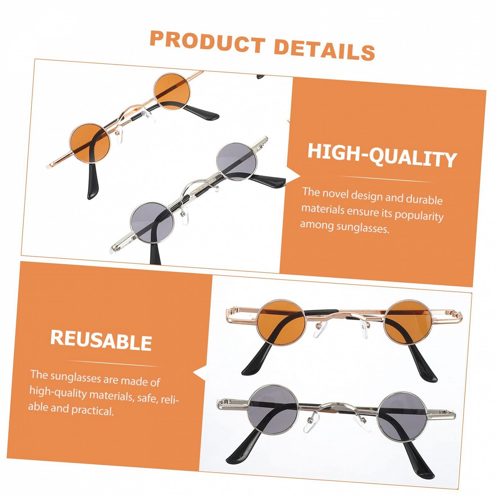 Набор солнцезащитных очков Steampunk E Punk 3 шт. Различные цвета, фото №5