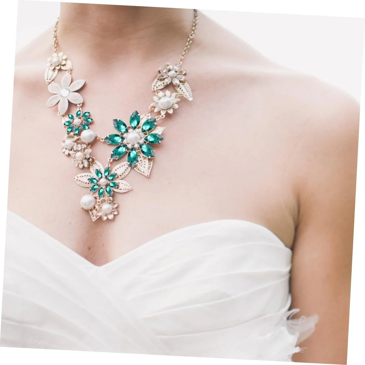 Кристаллы Lurrose, 50 шт, Блестящие, Искусственные, Зеленые, в форме слезы, фото №7