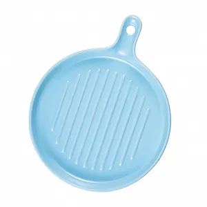 Форма для запікання Zerodeko з ручкою керамічна блакитна - Фото 1