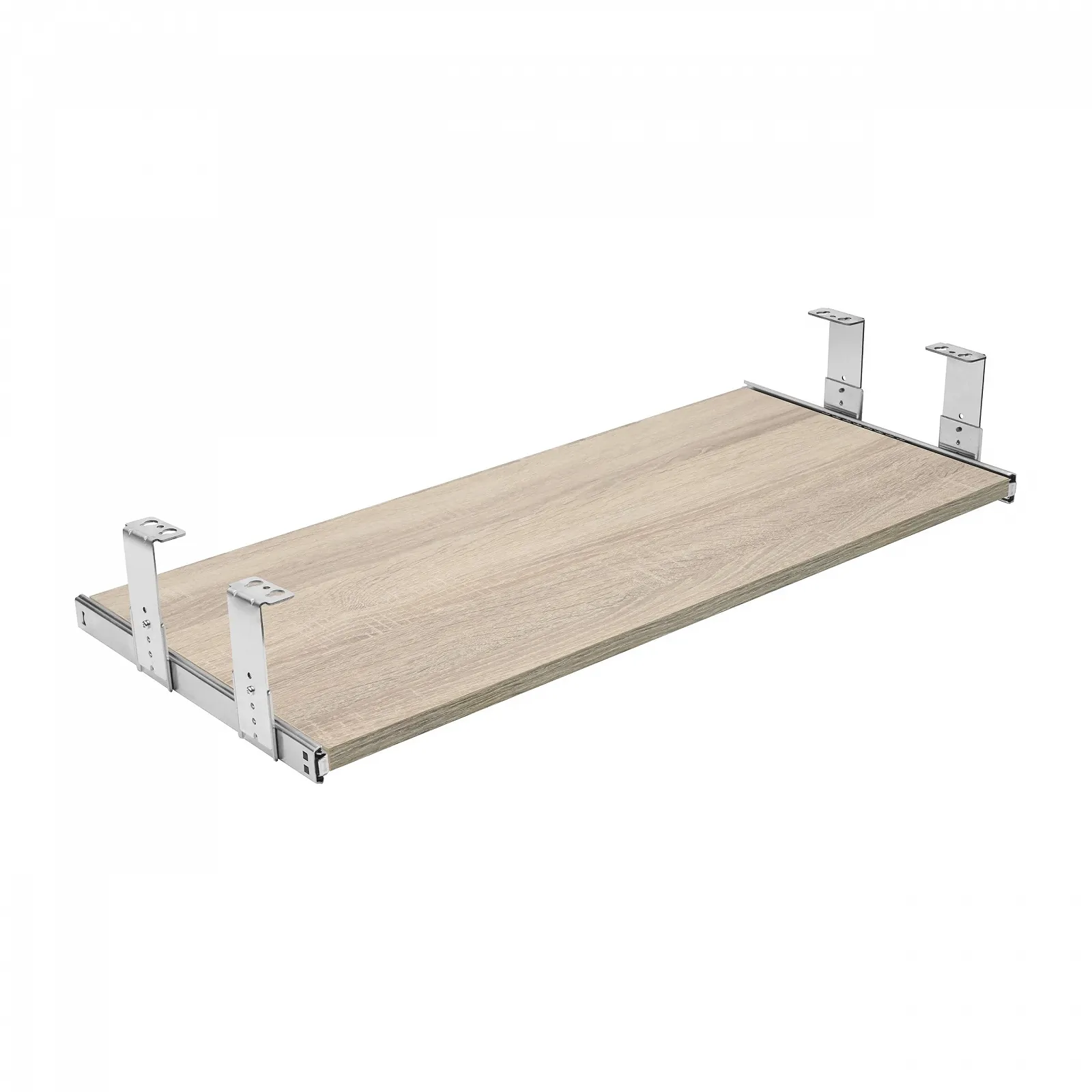Підставка для клавіатури FIX&EASY Up&Down-XL 800 x 400 мм Sonoma Oak Decor висувні рейки з функцією блокування регульована по висоті оцинкована, фото №1