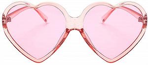 Сонцезахисні окуляри Youning Жіночі вінтажні з великою оправою у формі серця, захист від УФ-променів synthetic.ua - Фото 1